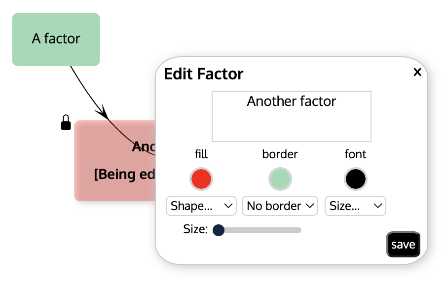 Editing node